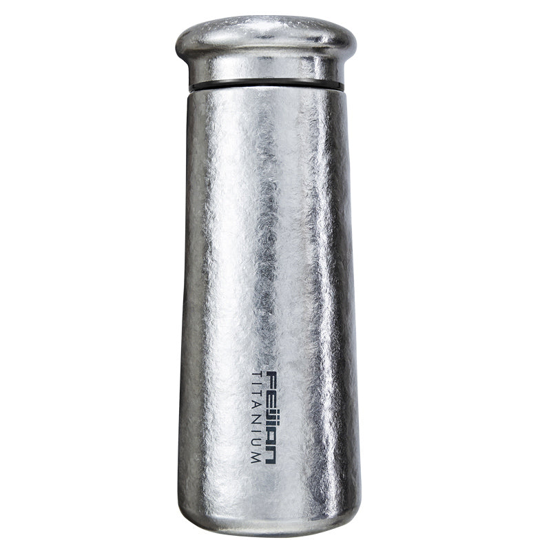 titanium water bottle sliver