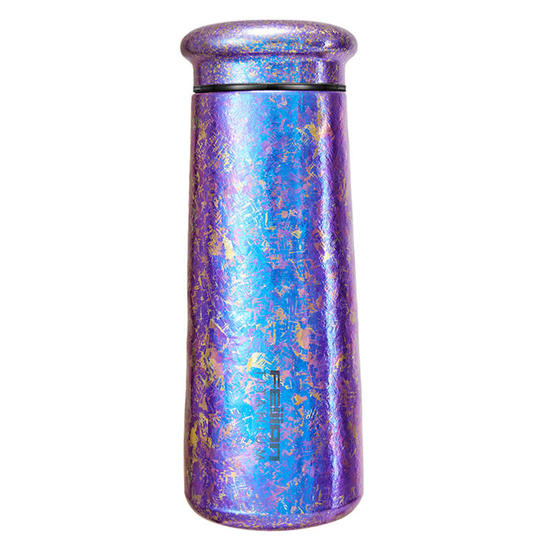 titanium water bottle purple