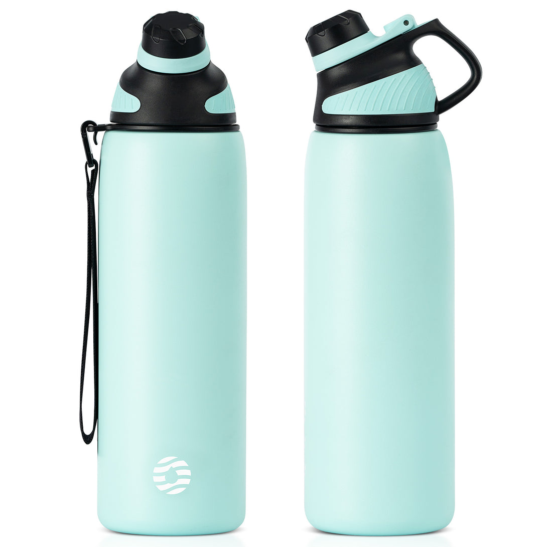 aFe POWER Stainless Steel Insulated Water Bottle: 32oz w/Flip Up Spout