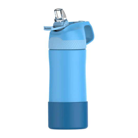kids thermos water bottle blue
